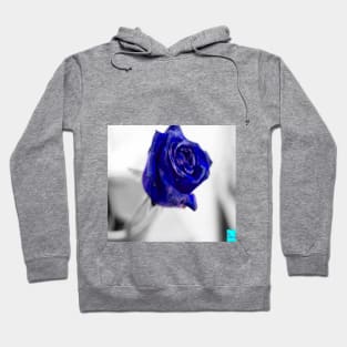 blue rose Hoodie